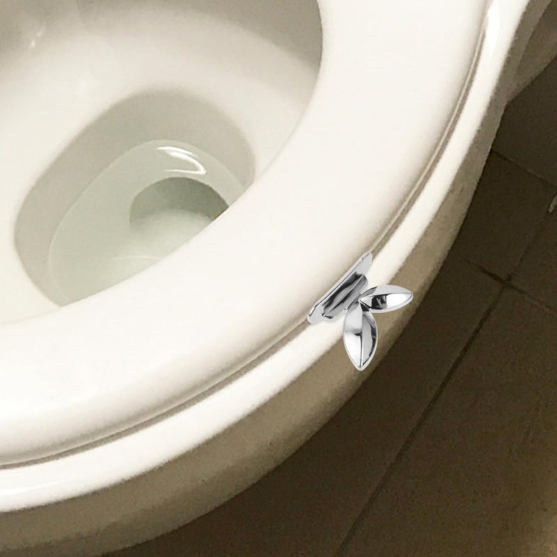OSALADI Toilet Lid Lifter Handle 3-Pack Toilet Seat Lift Tool for Sanitation and Hands-Free Bathroom Use Easy Installation for Home and Office - Image 2